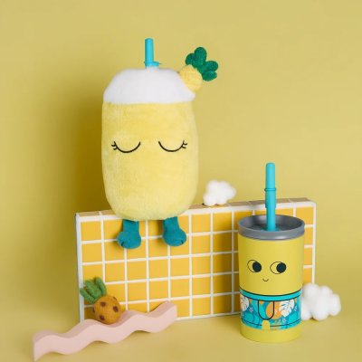 Asobu Fuzzie Termohrnek v plyšovém pouzdře - Pip the Pineapple