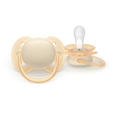 Philips AVENT Šidítko Ultrasoft 0 - 6 m - Dívka, 2 ks - obrázek