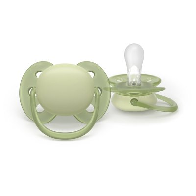 Philips AVENT Šidítko Ultrasoft 0 - 6 m - Chlapec, 2 ks - obrázek
