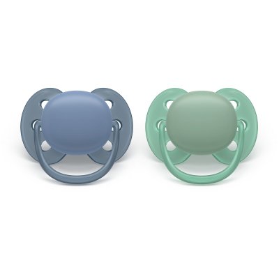 Philips AVENT Šidítko Ultrasoft 6 - 18 m - Chlapec, 2 ks - obrázek