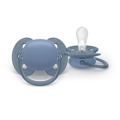 Philips AVENT Šidítko Ultrasoft 6 - 18 m - Chlapec, 2 ks - obrázek