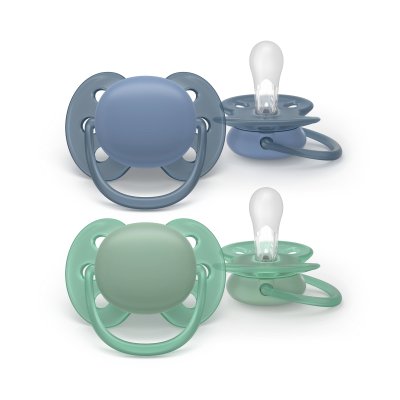 Philips AVENT Šidítko Ultrasoft 6 - 18 m - Chlapec, 2 ks