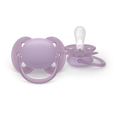 Philips AVENT Šidítko Ultrasoft 6 - 18 m - Dívka, 2 ks - obrázek