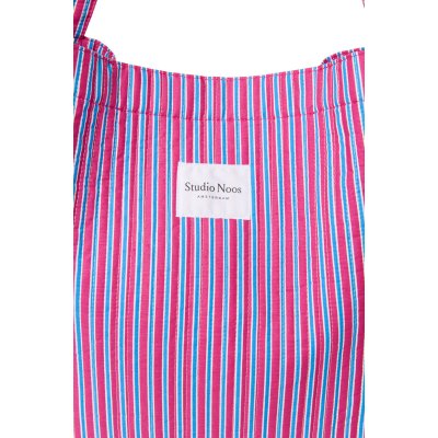 Studio Noos Taška Mom Bag Poplin - Raspberry Striped - obrázek