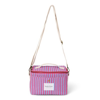 Studio Noos Chladicí taška Poplin - Raspberry Striped - obrázek