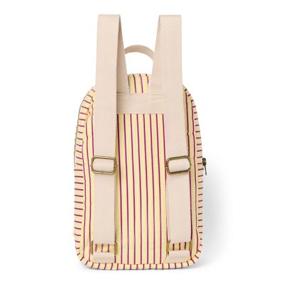 Studio Noos Dětský batůžek Mini Poplin - Butter Yellow Striped - obrázek