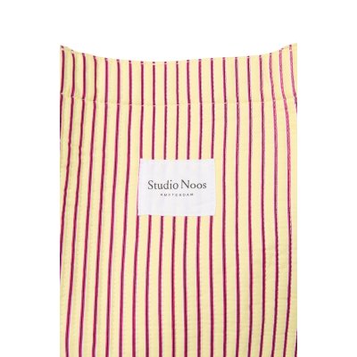 Studio Noos Taška Mom Bag Poplin - Butter Yellow Striped - obrázek