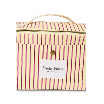 Studio Noos Chladicí taška Poplin - Butter Yellow Striped - obrázek