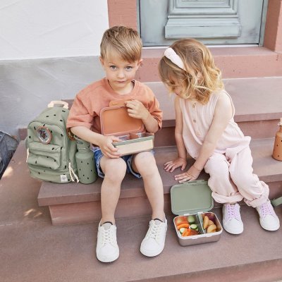 Lässig Dětský batoh Mini Backpack Happy Prints - Light Olive - obrázek