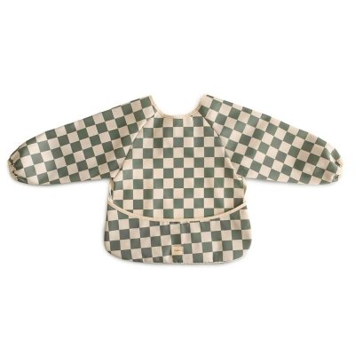Mushie Bryndák s dlouhým rukávem - Olive Check