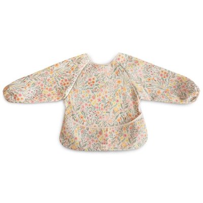 Mushie Bryndák s dlouhým rukávem - Pastel Blooms