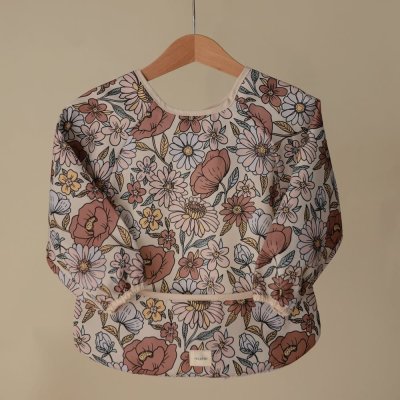 Mushie Bryndák s dlouhým rukávem - Retro Flowers - obrázek