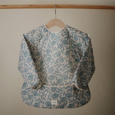 Mushie Bryndák s dlouhým rukávem - Blue Flowers - obrázek