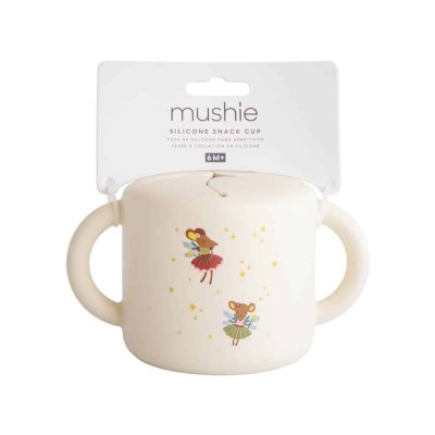 Mushie Silikonový hrnek na snack - Fairy Mice - obrázek