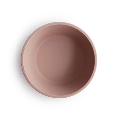 Mushie Silikonová miska s přísavkou - Blush - obrázek