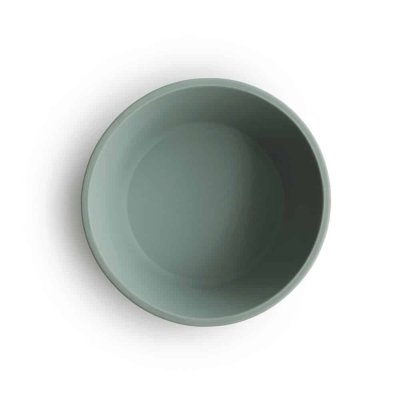 Mushie Silikonová miska s přísavkou - Cambridge Blue - obrázek