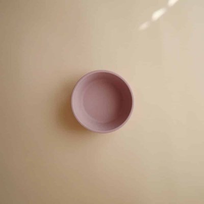 Mushie Silikonová miska s přísavkou - Soft Lilac - obrázek