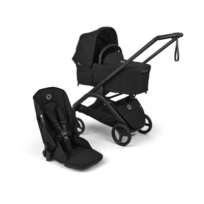 Bugaboo Dragonfly Plus Kompletní kočárek - Black/Heritage Black