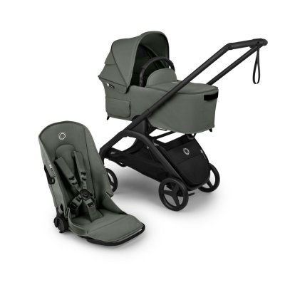 Bugaboo Dragonfly Plus Kompletní kočárek - Black/Forest Green
