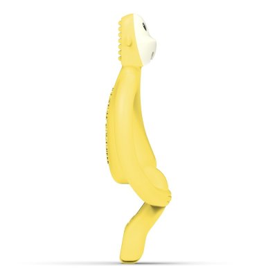 Matchstick Monkey Kousátko a zubní kartáček bez ocasu - Yellow - obrázek