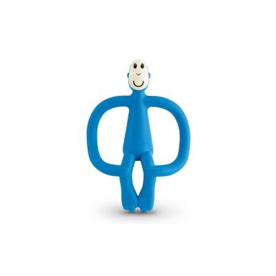 Matchstick Monkey Kousátko a zubní kartáček - Blue