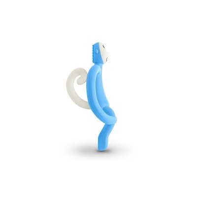Matchstick Monkey Kousátko a zubní kartáček - Light Blue - obrázek