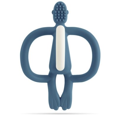 Matchstick Monkey Kousátko a zubní kartáček - Airforce Blue - obrázek