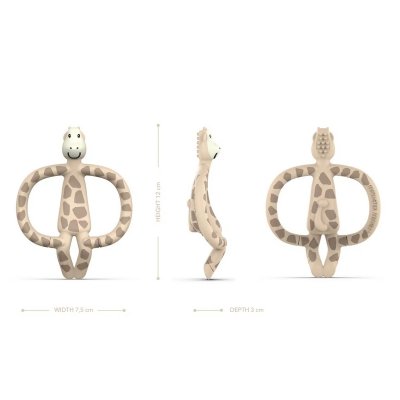 Matchstick Monkey Dárkový set plenky a kousátka - Žirafa Gigi - obrázek