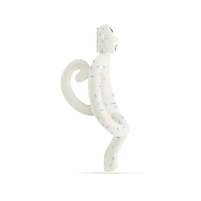 Matchstick Monkey Kousátko a zubní kartáček - Confetti Cream - obrázek