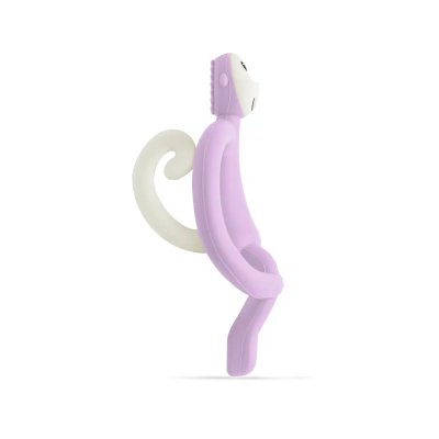 Matchstick Monkey Kousátko a zubní kartáček - Lilac - obrázek