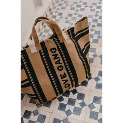 Zakuw Kaba Taška Tote Bag - Love Gang Camel - obrázek