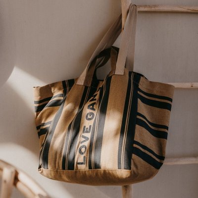 Zakuw Kaba Taška Tote Bag - Love Gang Camel