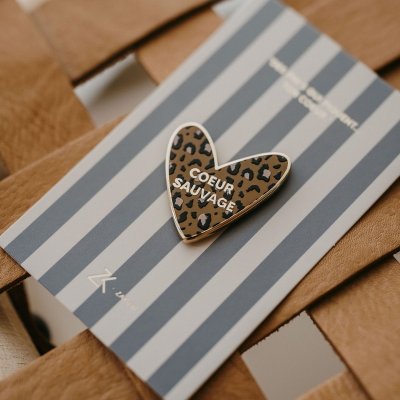 Zakuw Designový Pin/Brož - Wild Heart