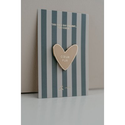 Zakuw Designový Pin/Brož - Pure Heart - obrázek