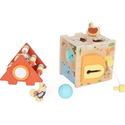 2 Kids Toys Motorická kostka 2v1 - Farma - obrázek
