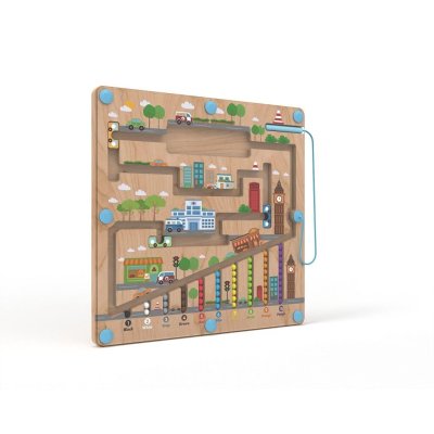 2 Kids Toys Magnetická hrací deska - City - obrázek