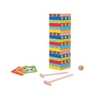 2 Kids Toys Vratká věž se zvířátky - obrázek