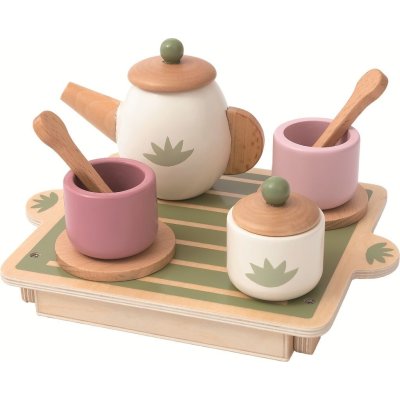 2 Kids Toys Dřevěný čajový set - obrázek