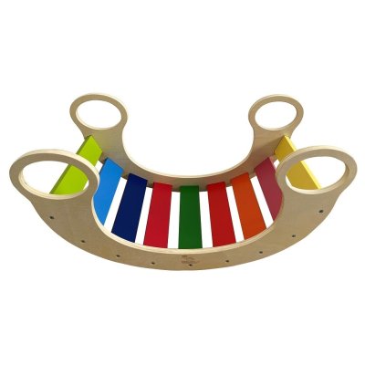 2 Kids Toys Montessori houpačka - Duhová