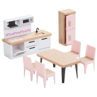2 Kids Toys Sada nábytku s rodinou 5v1 - obrázek