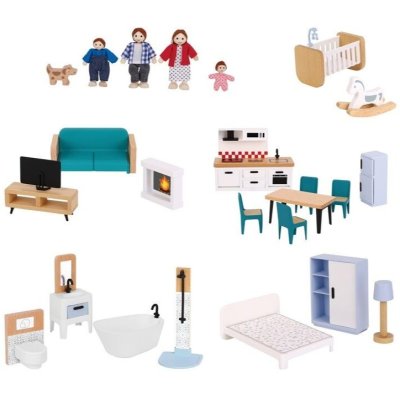2 Kids Toys Domeček pro panenky Barbora s příslušenstvím - obrázek