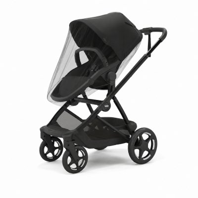 Thule Charm Kompletní kočárek + Autosedačka Cybex + Základna + Uni příslušenství - Black - obrázek