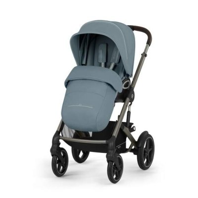 Cybex Talos Kompletní kočárek + Autosedačka + Základna - Taupe/Stormy Blue - obrázek