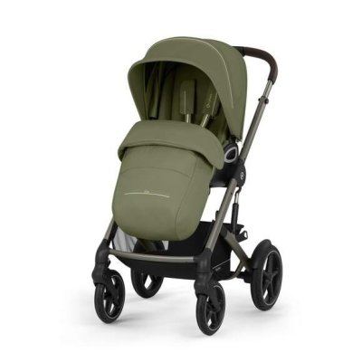 Cybex Talos Kompletní kočárek + Autosedačka + Základna - Taupe/Moss Green - obrázek