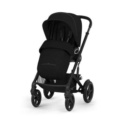 Cybex Talos Kompletní kočárek + Autosedačka + Základna - Black/Moon Black - obrázek