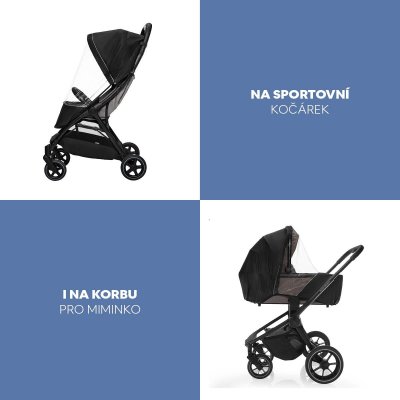 Zopa Univerzální pláštěnka na kočárek Exclusive - Black - obrázek
