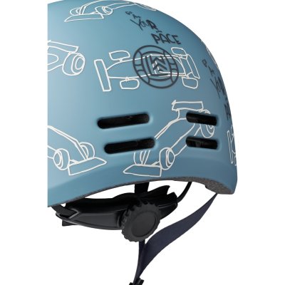 Liewood Milly Dětská helma na kolo - Race Cars/Beach Blue, vel. S - obrázek
