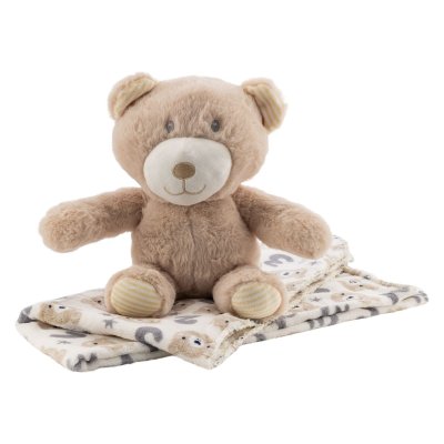 FreeOn Free2Play Plyšová hračka s dekou - Bear Ollie - obrázek
