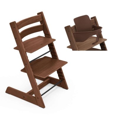 Stokke Tripp Trapp Židlička + Baby Set 2 - Warm Brown