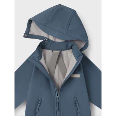 Leokid Softshellová kombinéza Lilo - Storm Blue, vel. 92 - obrázek